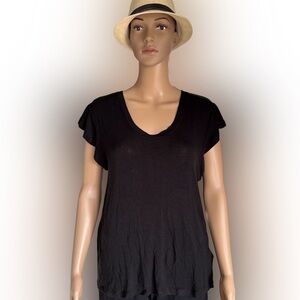 Women’s‎ size medium black T-shirt by boutique brand Another Love. NWT